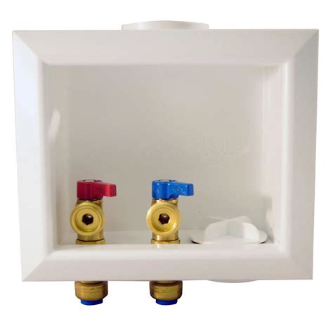 stainless steel washer outlet box|shallow washing machine outlet box.